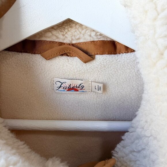 Faherty Ashbury Fleece Full-Zip Jacket – Size L - Picture 6 of 11